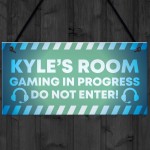 Neon Effect Gaming Sign For Man Cave Bedroom Sign Gift For Men