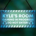 Neon Effect Gaming Sign For Man Cave Bedroom Sign Gift For Men