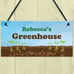 Garden Shed Sign PERSONALISED Greenhouse Plot Sign Decor