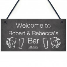 Home Bar Sign Shabby Chic Man Cave Shed Bar Sign Beer Gift