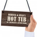 Personalised Funny Hot Tub Signs And Plaques Novelty Accessories