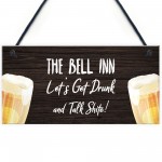 Funny PERSONALISED Bar Sign For Man Cave Home Bar Shed Sign