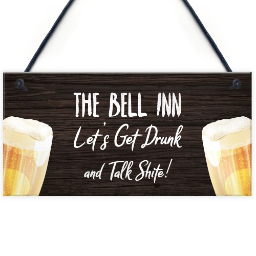 Funny PERSONALISED Bar Sign For Man Cave Home Bar Shed Sign