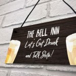 Funny PERSONALISED Bar Sign For Man Cave Home Bar Shed Sign