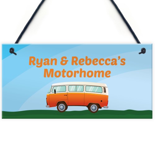 PERSONALISED Motorhome Sign Caravan Accessories Gift