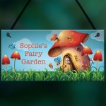 PERSONALISED Fairy Garden Sign For Summerhouse Garden Shed