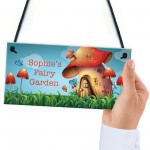 PERSONALISED Fairy Garden Sign For Summerhouse Garden Shed