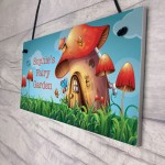 PERSONALISED Fairy Garden Sign For Summerhouse Garden Shed