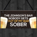 Personalised Funny Bar Sign And Plaques Man Cave Gifts For Him
