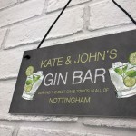 Personalised Gin Gifts Home Bar Signs Novelty Man Cave Gifts