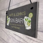 Personalised Gin Gifts Home Bar Signs Novelty Man Cave Gifts