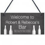 Personalised Home Bar Sign Novelty Bar Pub Decor Man Cave Gifts