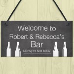 Personalised Home Bar Sign Novelty Bar Pub Decor Man Cave Gifts