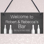 Personalised Home Bar Sign Novelty Bar Pub Decor Man Cave Gifts