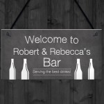 Personalised Home Bar Sign Novelty Bar Pub Decor Man Cave Gifts