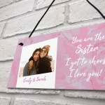 Personalised Photo Plaque For Best Friend Birthday Thank You