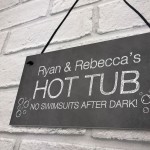 Personalised Novelty Hot Tub Signs Garden Accessories Decor