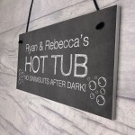 Personalised Novelty Hot Tub Signs Garden Accessories Decor