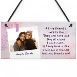 PERSONALISED Photo Friendship Gift Sign Best Friend Birthday