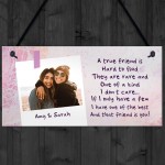 PERSONALISED Photo Friendship Gift Sign Best Friend Birthday