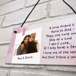 PERSONALISED Photo Friendship Gift Sign Best Friend Birthday