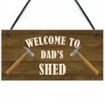 PERSONALISED Shed Sign Wood Effect Man Cave Tool Shed Sign