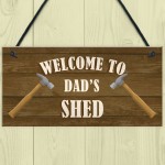 PERSONALISED Shed Sign Wood Effect Man Cave Tool Shed Sign