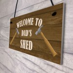 PERSONALISED Shed Sign Wood Effect Man Cave Tool Shed Sign