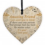 THANK YOU Best Friend Poem Plaque Gift For Birthday Christmas