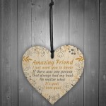 THANK YOU Best Friend Poem Plaque Gift For Birthday Christmas