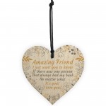 THANK YOU Best Friend Poem Plaque Gift For Birthday Christmas