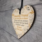 THANK YOU Best Friend Poem Plaque Gift For Birthday Christmas