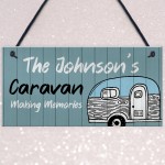 Shabby Chic CARAVAN SIGN Personalised Door Sign Accessories