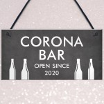 Shabby Chic CORONA BAR Personalised Home Bar Man Cave Sign