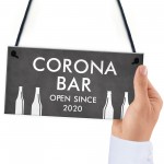 Shabby Chic CORONA BAR Personalised Home Bar Man Cave Sign