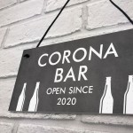 Shabby Chic CORONA BAR Personalised Home Bar Man Cave Sign