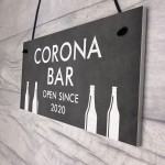 Shabby Chic CORONA BAR Personalised Home Bar Man Cave Sign