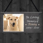 Personalised Photo Plaque Gift For Dog Animal Lover Novelty Gift