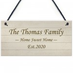 Shabby Chic Decor PERSONALISED Family Gift New Home Plaque Shabby Chic Decor PERSONALISED Family Gift New Home Plaque