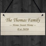 Shabby Chic Decor PERSONALISED Family Gift New Home Plaque Shabby Chic Decor PERSONALISED Family Gift New Home Plaque