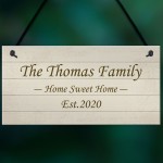 Shabby Chic Decor PERSONALISED Family Gift New Home Plaque Shabby Chic Decor PERSONALISED Family Gift New Home Plaque