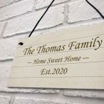 Shabby Chic Decor PERSONALISED Family Gift New Home Plaque Shabby Chic Decor PERSONALISED Family Gift New Home Plaque