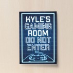 NEON EFFECT A4 Gaming Print For Bedroom Mancave Games Room