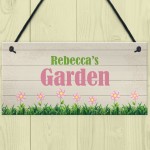 Garden Sign PERSONALISED Any Name Summerhouse Shed Fairy