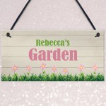Garden Sign PERSONALISED Any Name Summerhouse Shed Fairy