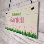 Garden Sign PERSONALISED Any Name Summerhouse Shed Fairy