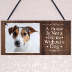 Personalised Dog Photo Gifts Hanging Sign Novelty Animal Lover