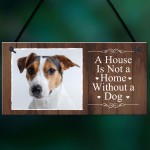 Personalised Dog Photo Gifts Hanging Sign Novelty Animal Lover