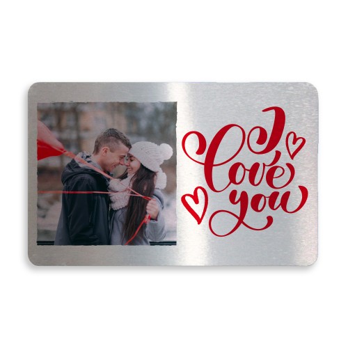 Personalised Metal Photo Gift For Boyfriend Husband Christmas