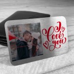 Personalised Metal Photo Gift For Boyfriend Husband Christmas